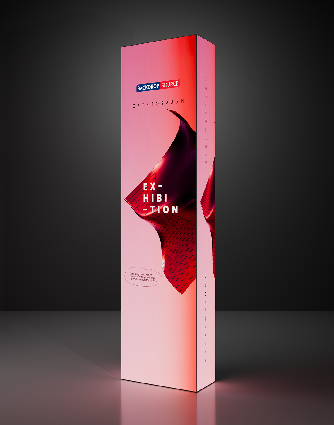 Backlit SEG Pop-Up Straight Display