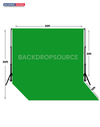 20' W x 20' H Chroma Key Green Screen Backdrop With Stand