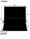 20' W x 20' H White/ Black Backdrop with a Stand