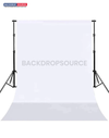 20' W x 20' H White/ Black Backdrop with a Stand