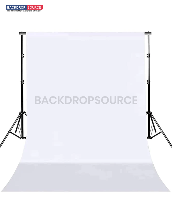 20' W x 20' H White/ Black Backdrop with a Stand