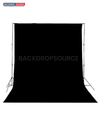 20' W x 20' H White/ Black Backdrop with a Stand