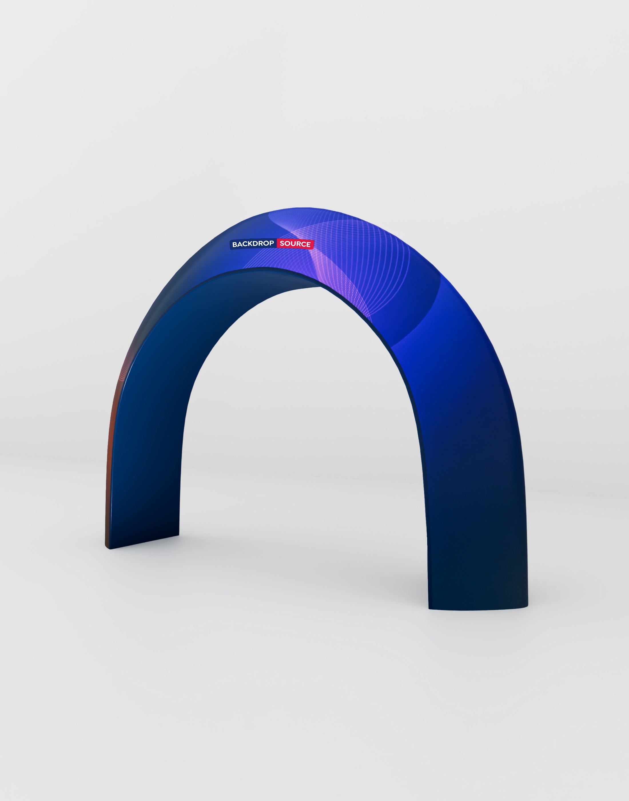 3D Triangular Prism Tension Fabric Arch
