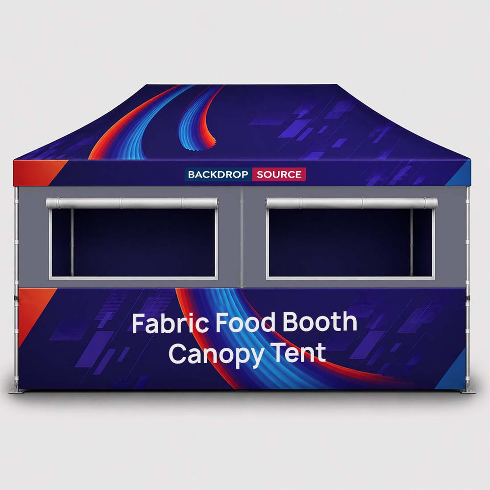 20ft x 10ft Fabric Food Booth Canopy Tent