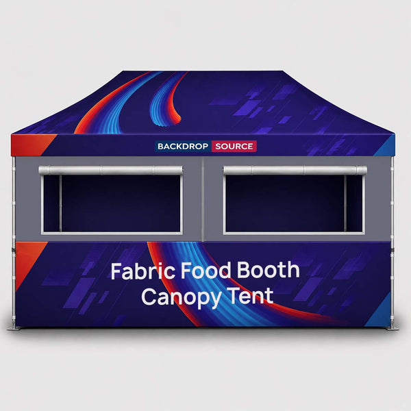 20ft x 10ft Fabric Food Booth Canopy Tent
