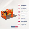 20x10 Straight Backdrop with Shelf Exhibition Kit