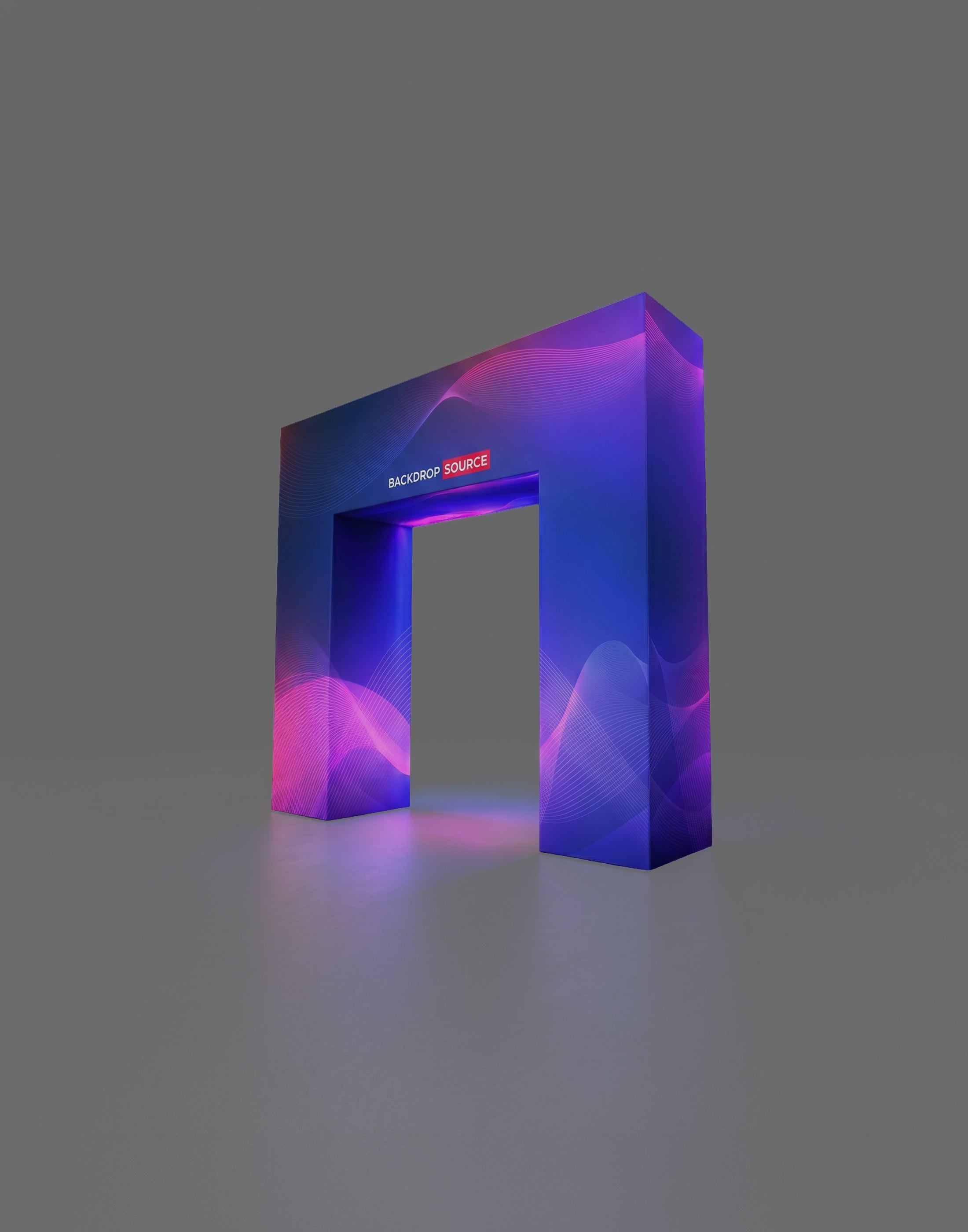 Custom N-Frame Tension Fabric Event Archway