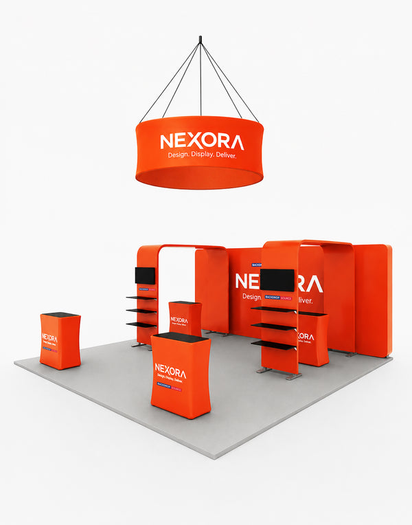 Modular Booth Kits 20ft x 20ft - Model 09