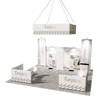 Modular Booth Kits 20ft x 20ft - Model 07 - Backdropsource
