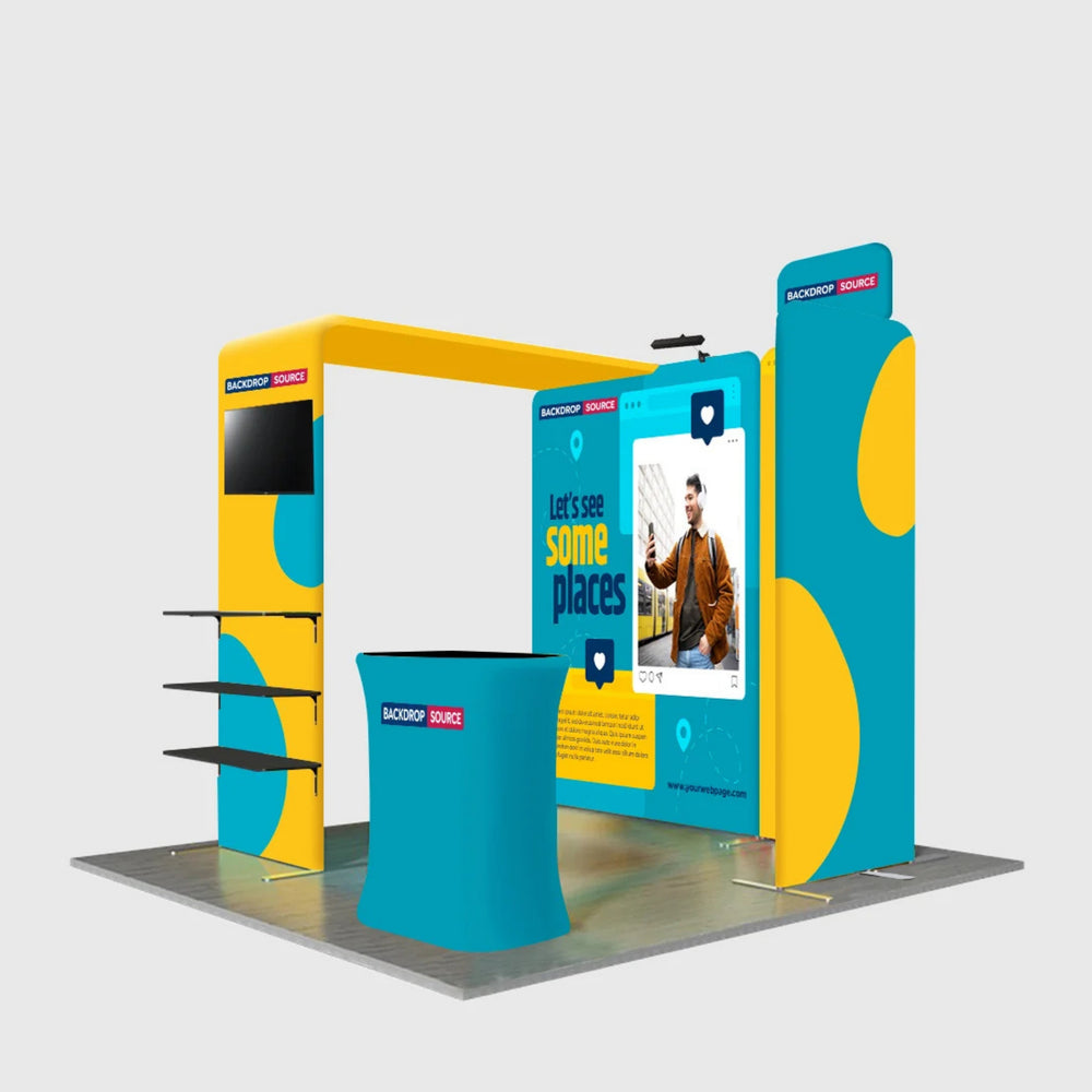 Portable Exhibit Display 10ft x 10ft - Model 31