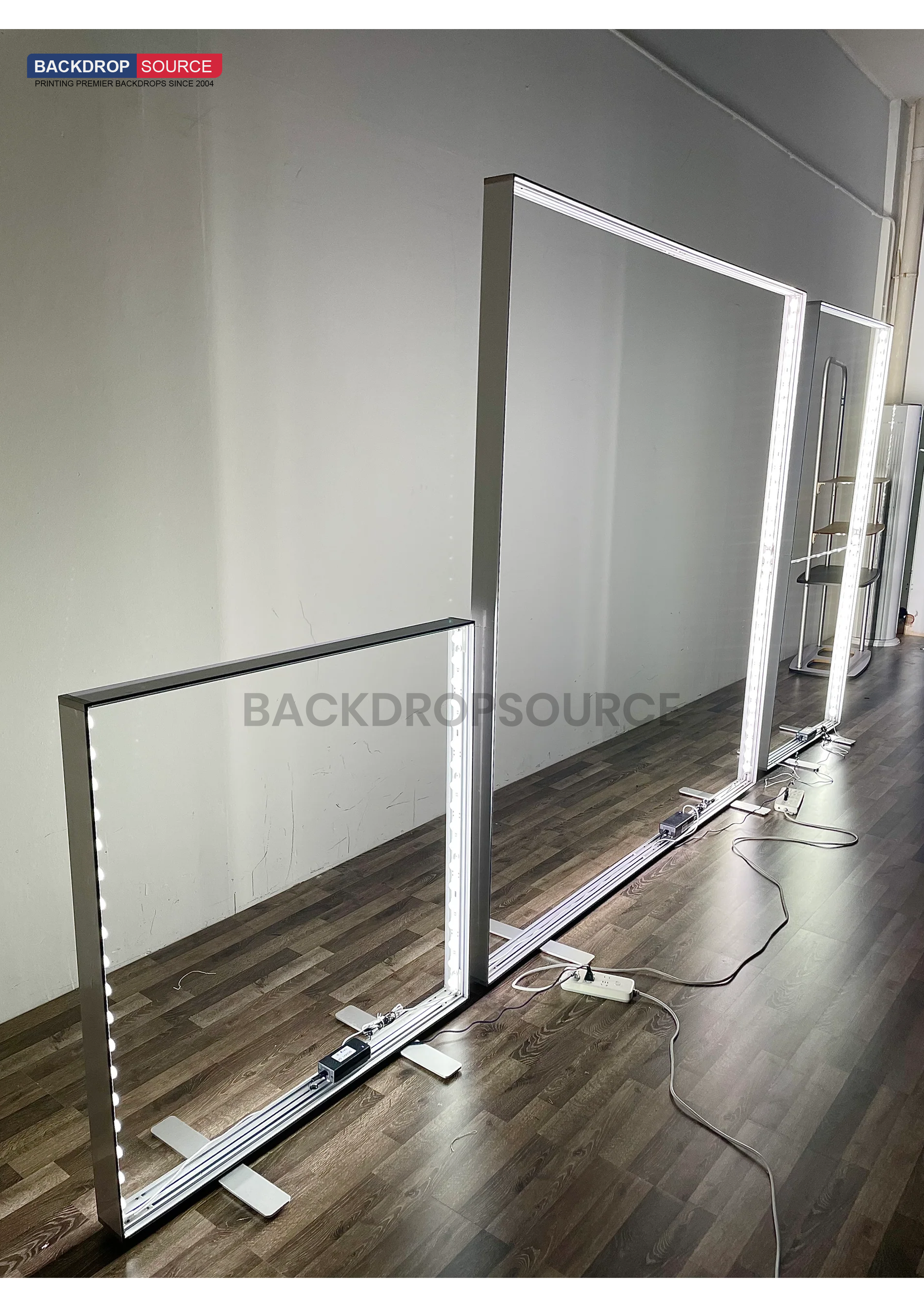SEG Frameless  Fabric LED Light Box Display - 2.8ft W x 6.5ft H