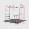 Portable Exhibit Display 10ft x 10ft - Model 31