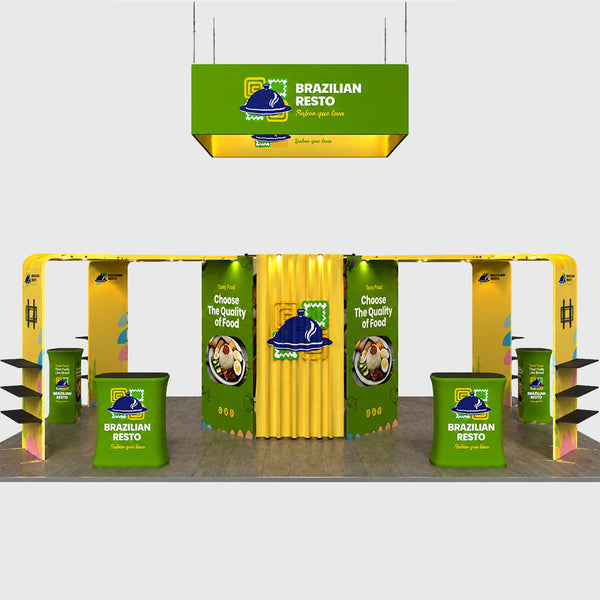Modular Booth Kits 30ft x 20ft - Model 4