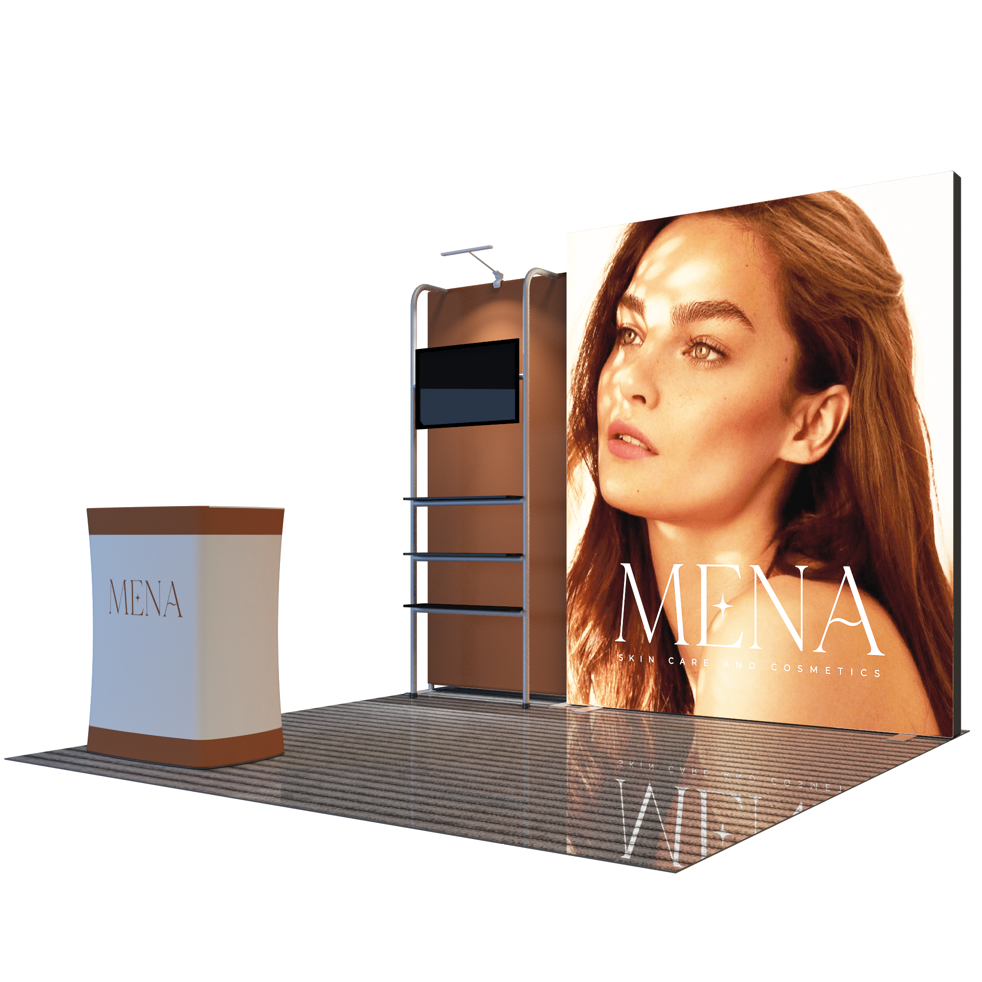 Premier 10x10 Exhibition Booth - Model 2
