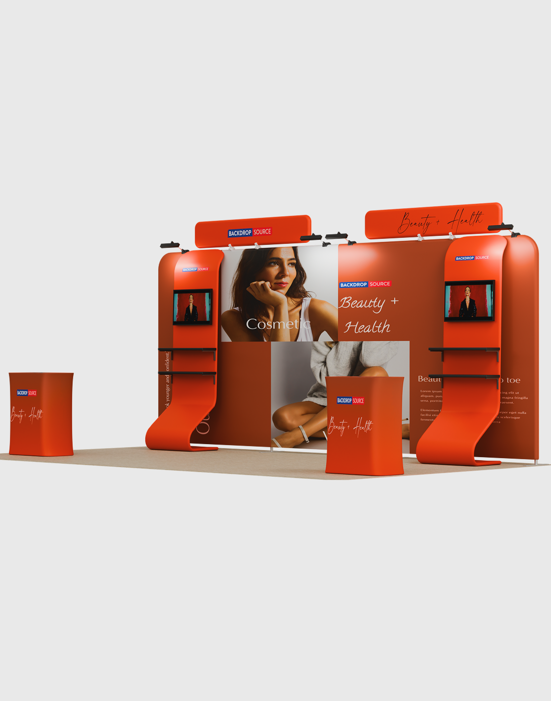 Portable Exhibit Display 10ft x 20ft - Model 12