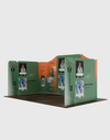 Magnetic Fabric Booth Display - Model 2 (16.4 x 10ft)