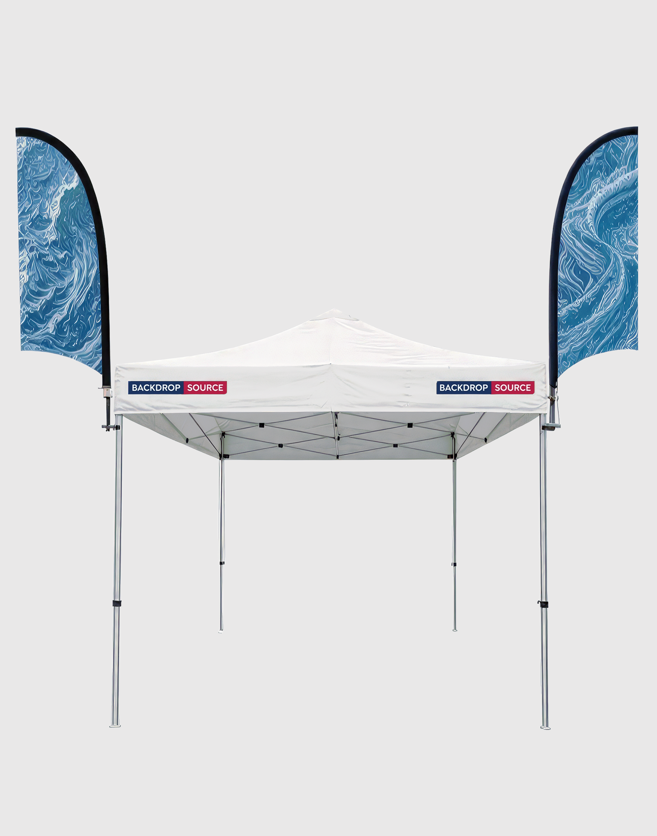 Fabric Feather Flag for Canopy Tents