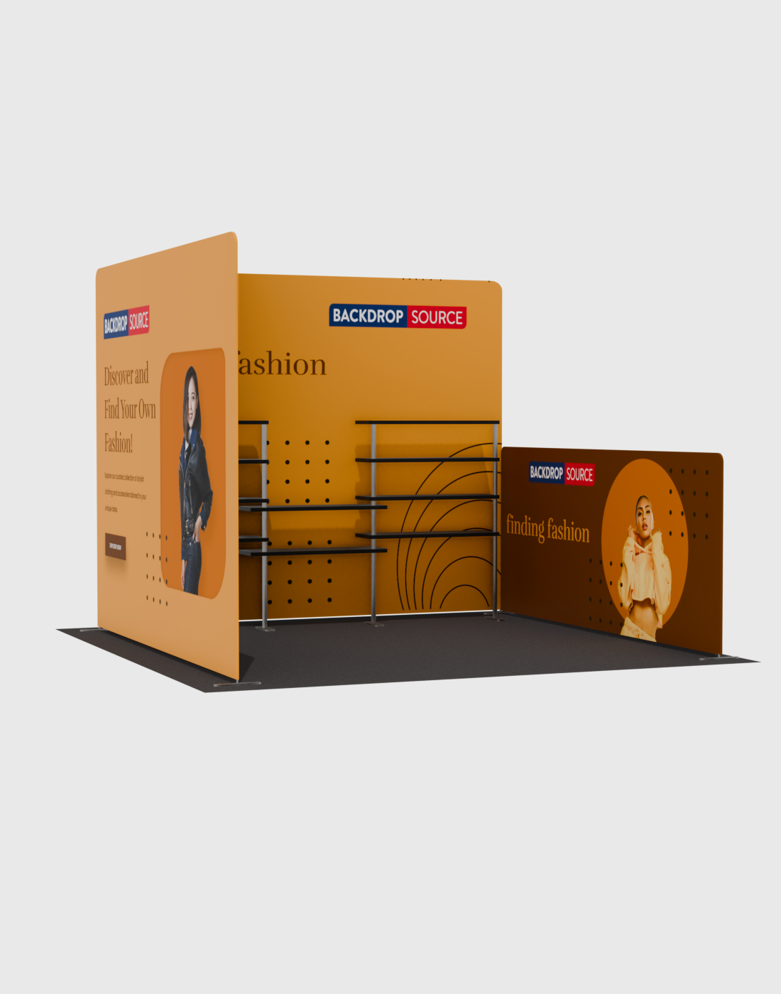 Portable Exhibit Display 10ft x 10ft - Model 21