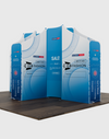 Magnetic Fabric Booth Display - Model 4 (13 x 13ft)