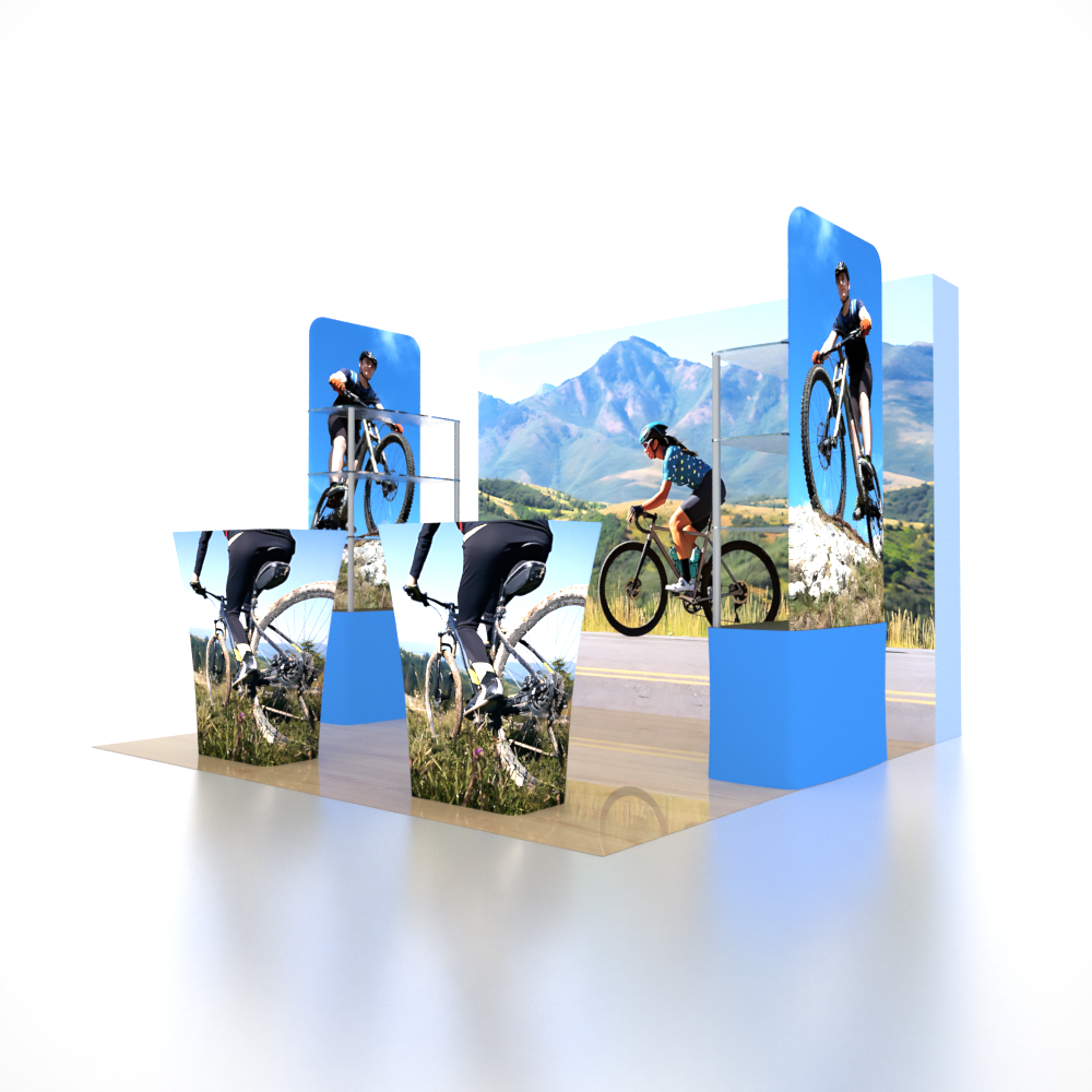 Portable Exhibit Display 10ft x 10ft - Model 43