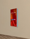 Wall-Mounted SEG Fabric display - 4.7" Depth