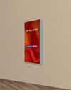 Wall-Mounted SEG Fabric display - 4" Depth