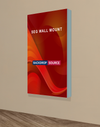 Wall-Mounted SEG Fabric display - 2.4" Depth