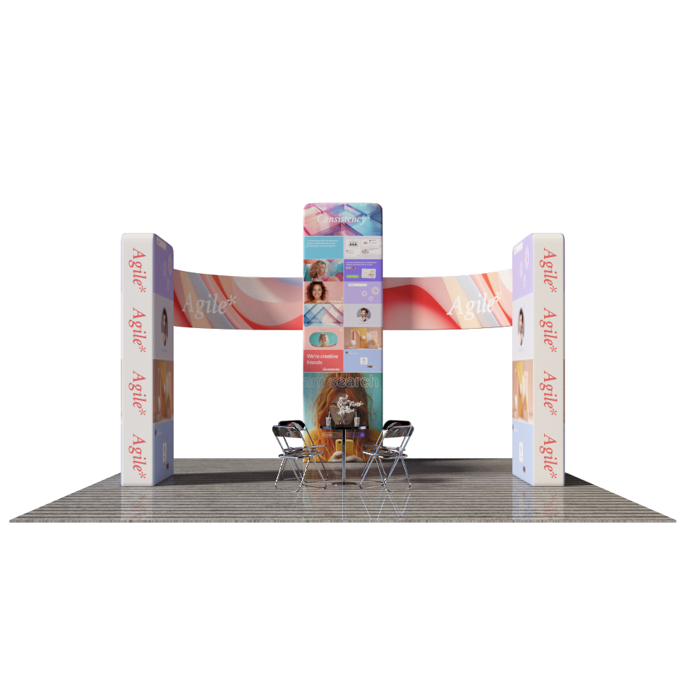 Modular Booth Kits 20ft x 20ft - Model 15