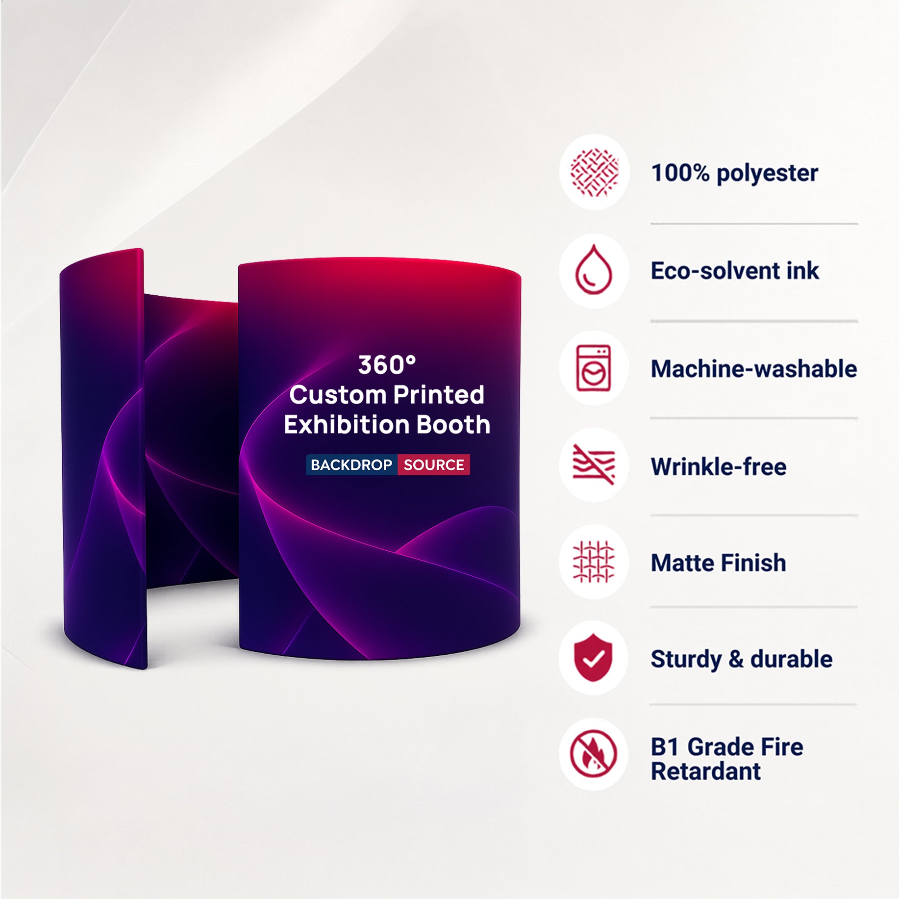 360° Custom Printed Exhibition Booth