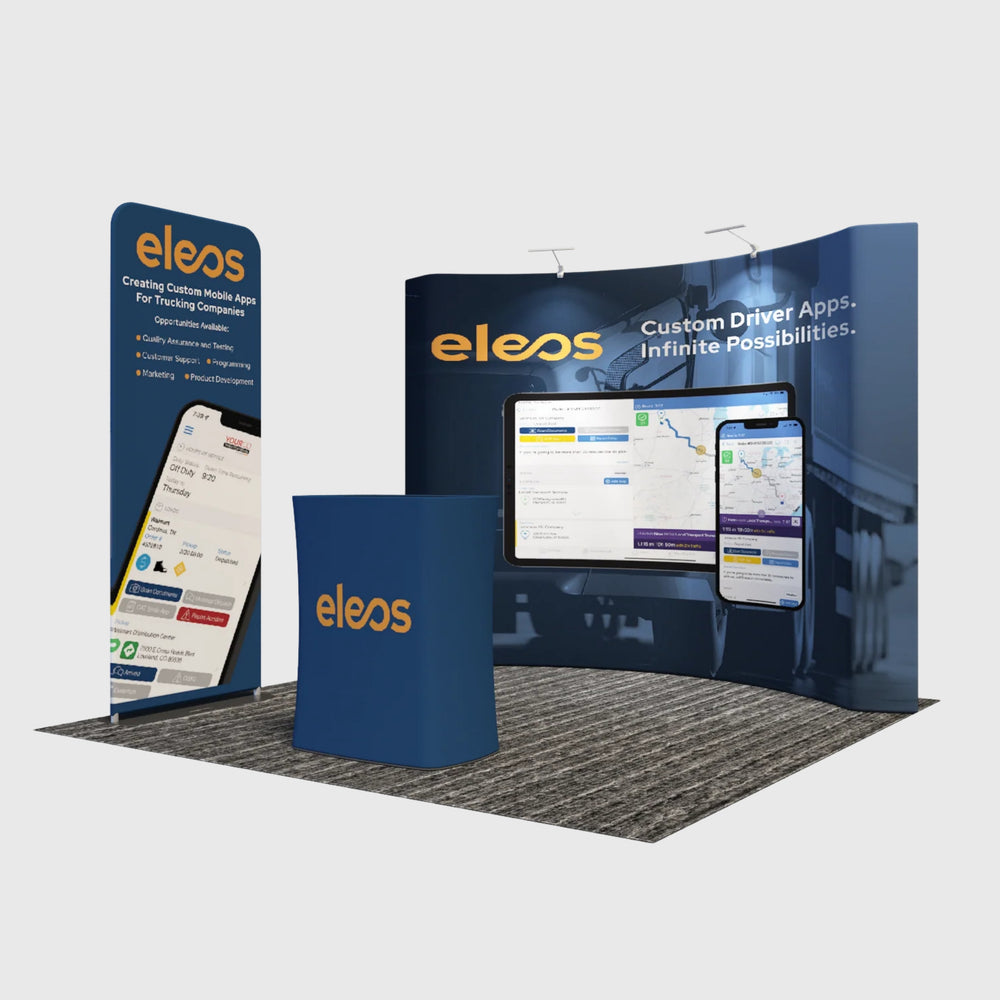 Portable Exhibit Display 10ft x 10ft - Model 25