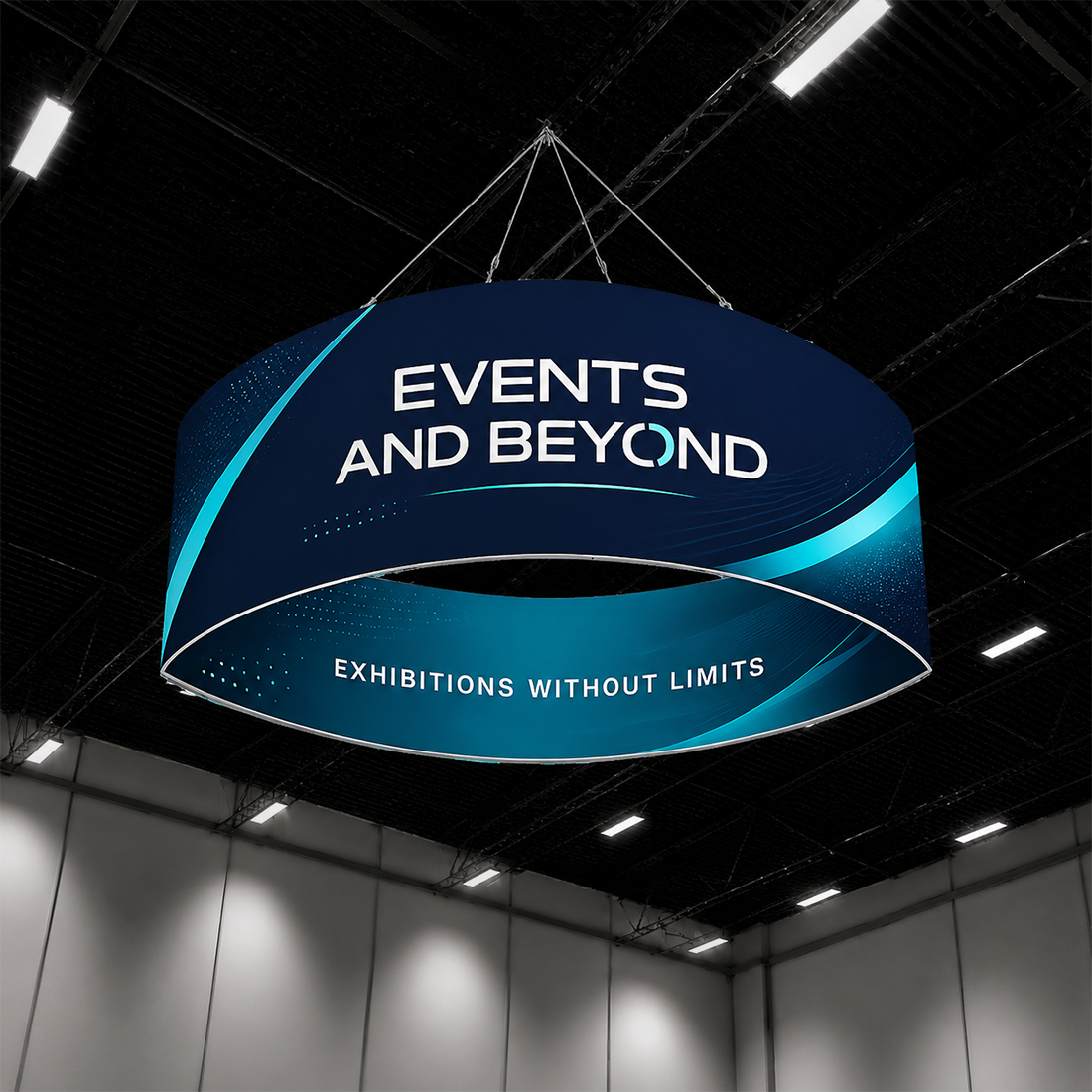 3D Eye-Shaped Hanging Banner