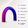 3D Triangular Prism Tension Fabric Arch