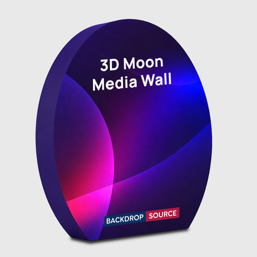 Pared multimedia con tejido tensado 3D MOON
