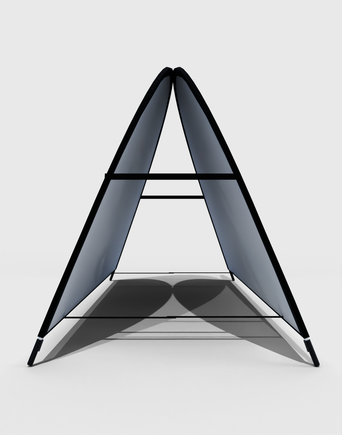 Semi-Circle Pop Up Banners ( Double Side Printed)
