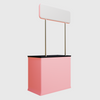 Convertible Fabric Podium Case with Header Display
