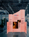 Magnetic Fabric Booth Display - Model 3 (6.5 x 6.5ft)