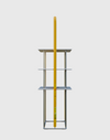 EZ Display Banner Stand with Shelves