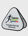 Triangle Fabric Pop Up Banners (Double Side Printed)