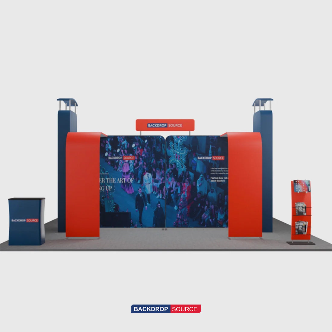 Modular Booth Kits 20ft x 20ft - Model 04
