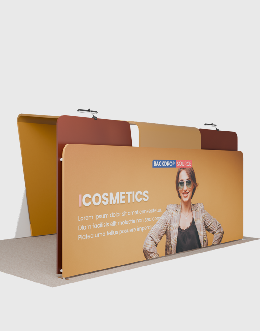 Portable Exhibit Display 20ft x 10ft - Model 14