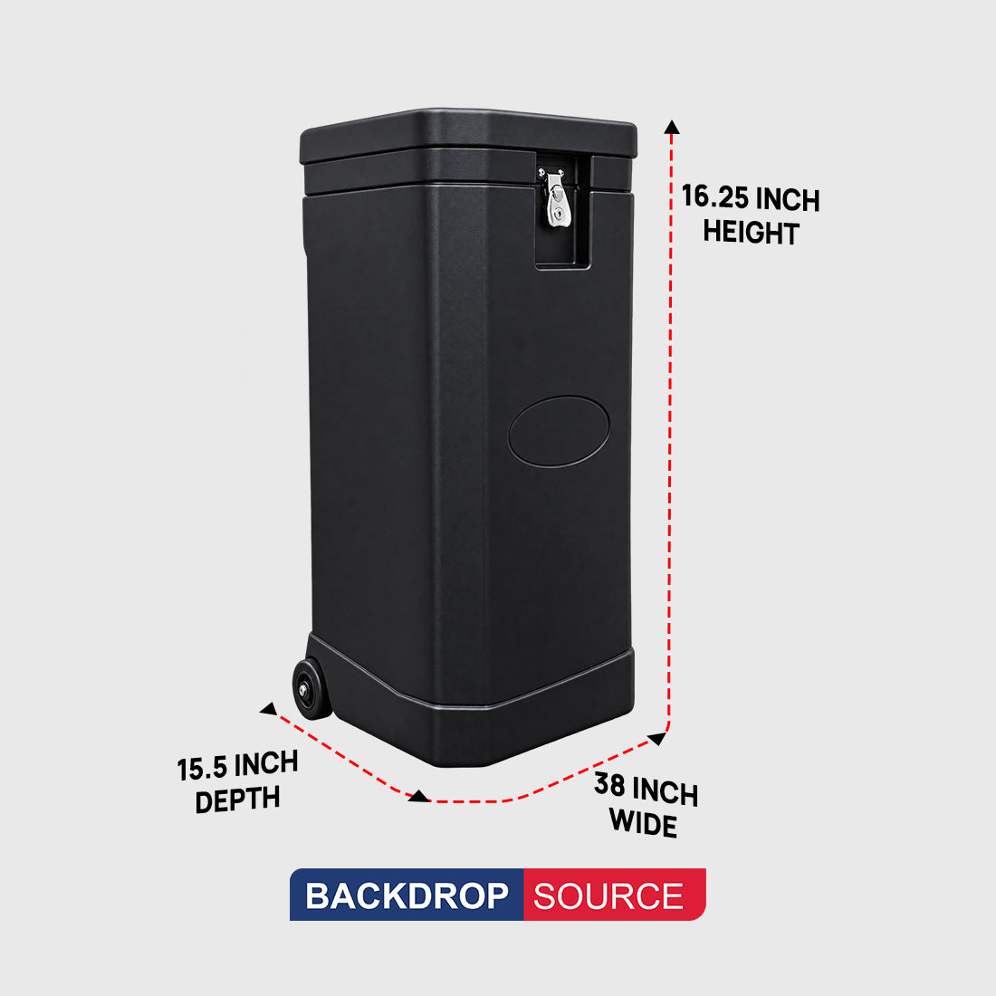 Plastic Hard Carry Case - Holds 10ft Kits