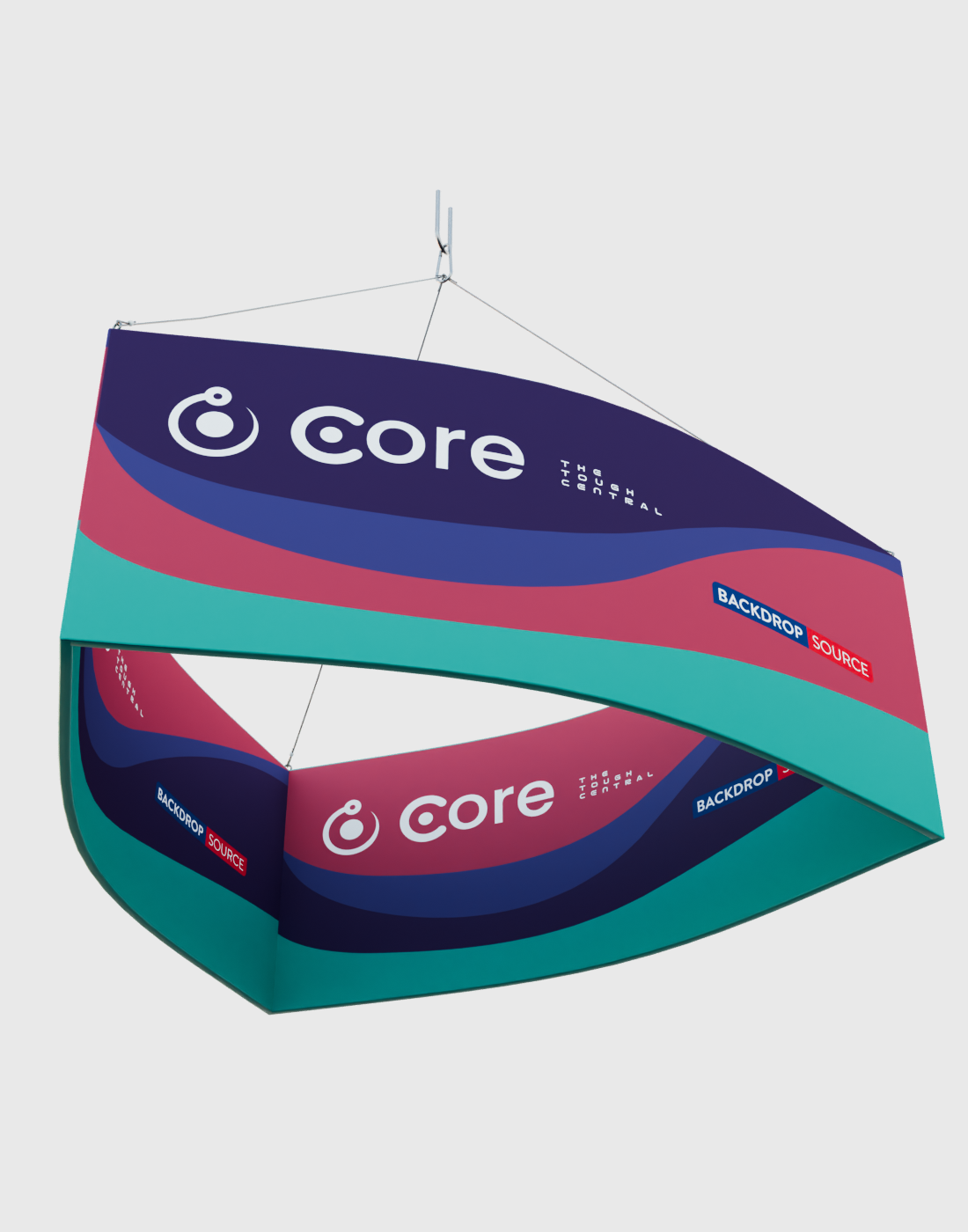 Banner sospeso Sky Tube Wave