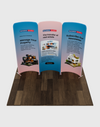 Magnetic Fabric Booth Display - Model 2 (6.5 x 6.5ft)
