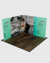 Magnetic Fabric Booth Display - Model 1 (10 x 10ft)
