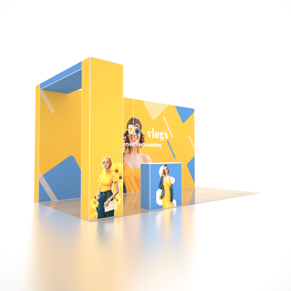SEG Pro Popup Booth – Model 6 (20ft x 10ft)