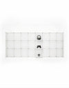 Portable Straight Pop-Up Wall with Shelves