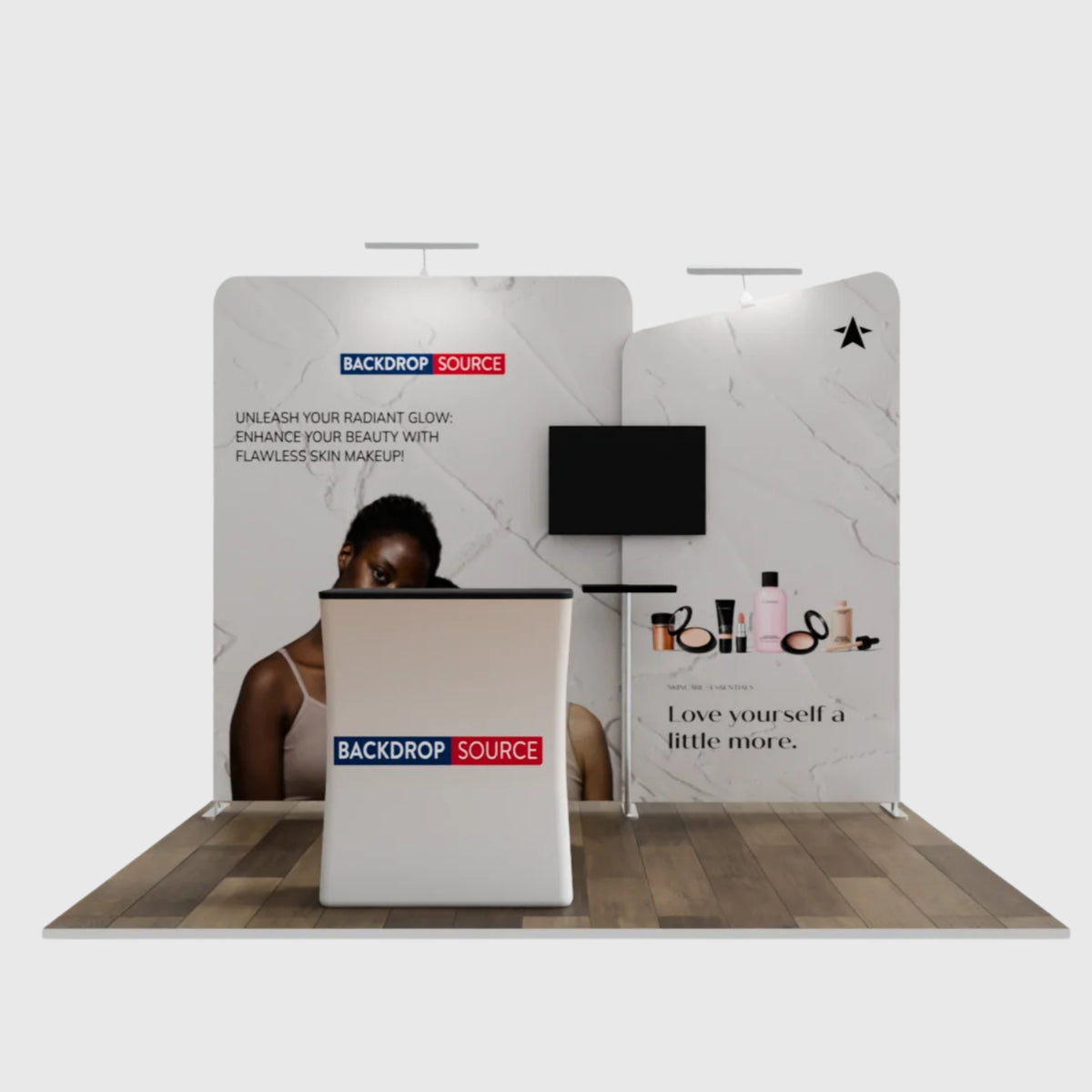 Portable Exhibit Display 10ft x 10ft - Model 3