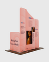 Magnetic Fabric Booth Display - Model 3 (6.5 x 6.5ft)