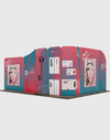 Magnetic Fabric Booth Display - Model 3 (16.4 x 13ft)