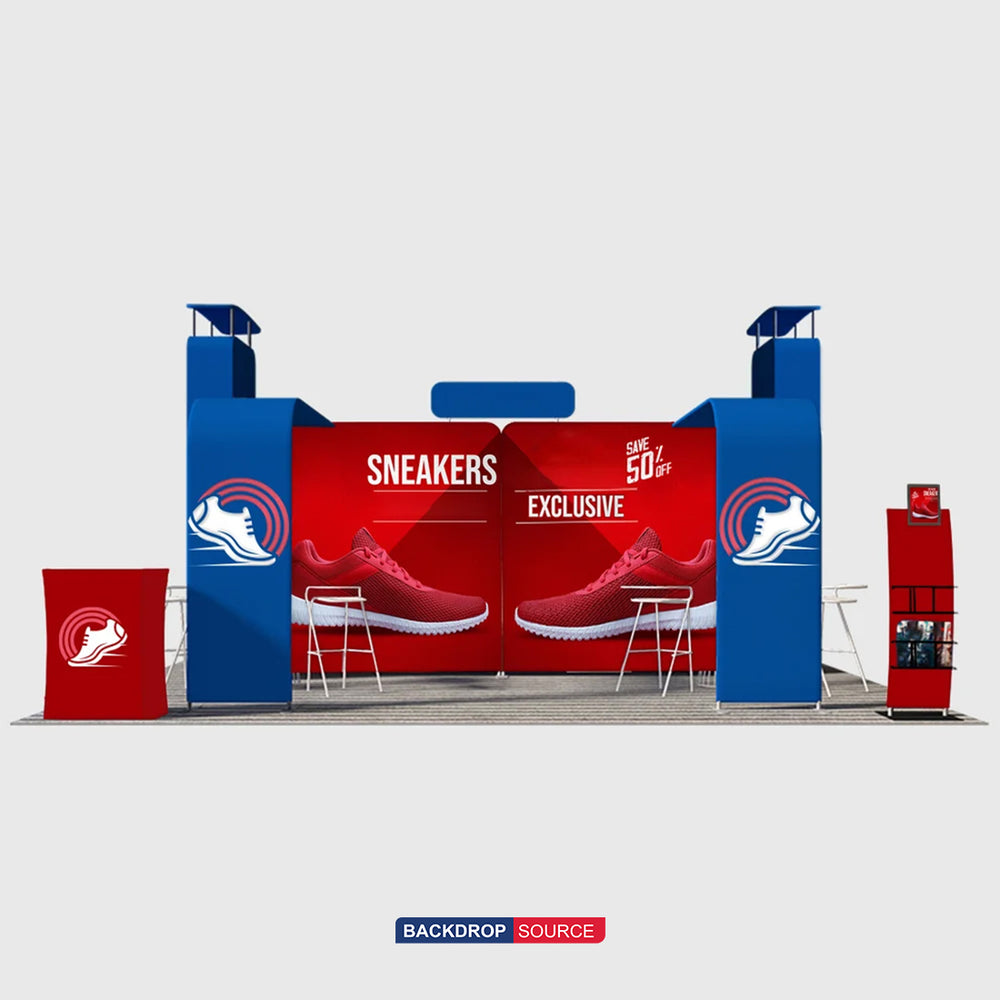 Modular Booth Kits 20ft x 20ft - Model 04